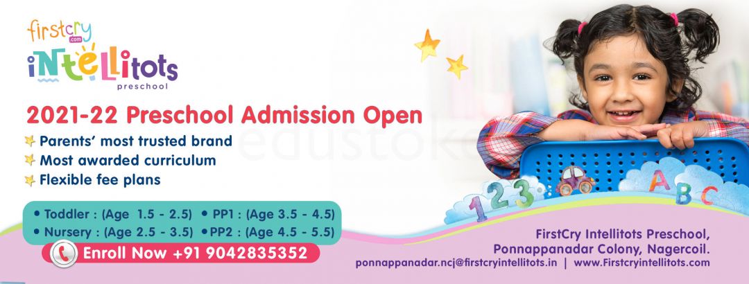 Firstcry Intellitots Preschool_Nagercoil, Ponnappa Nadar Colony ...