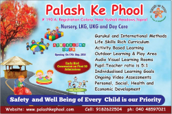 Multiple Intelligence Play schools in Secunderabad, Palash Ke Phool, Palash Ke Phool, 190 A, Registration Colony, Near Vaishali Meadows, Yapral, Devi Kalyan Estate,Yapral, Secunderabad