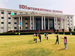 Schools in Udhna Zone, Surat, SDJ INTERNATIONAL SCHOOL, Plot No. 528, Palsana Village Char Rasta National Highway-8, Surat - Palsana, Palsana, Surat