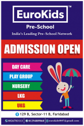 Best Day Care Centres in New Industrial Township, Faridabad, Euro Kids Sector 11, 129B, Sector-11B , Sector-11B , Faridabad