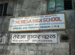 Day School near Sakinaka, Mumbai, THERESA HIGH SCHOOL ENGLISH, Perara Wadi, Asalpha, Sakinaka, Pereira Wadi,Asalfa, Mumbai